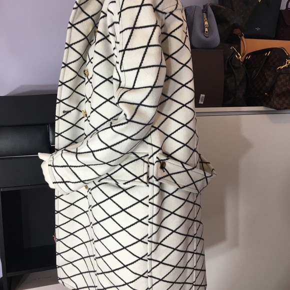 LOUIS VUITTON DOUBLE BREASTED COAT sz M - Picture 8 of 8